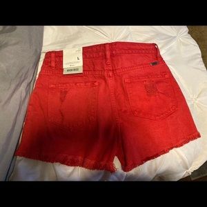 NWT KANCAN RED SHORTS